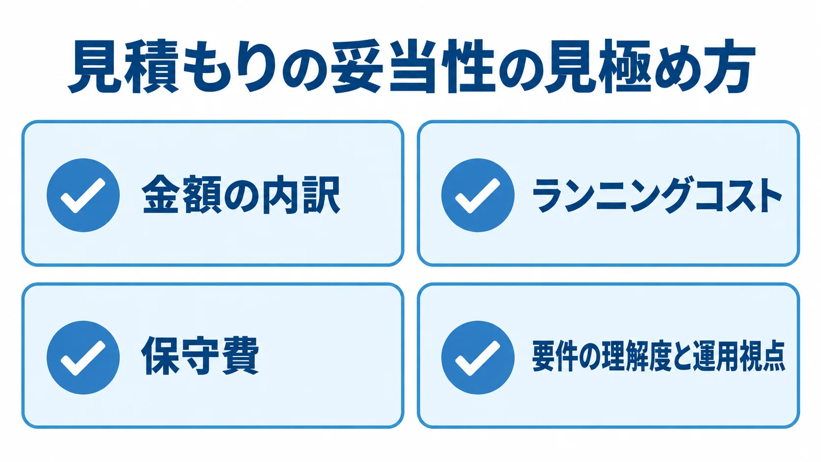 観光アプリの提案と見積もりを比べる確認項目 提案と見積もりを金額の内訳、ランニングコスト、保守費、要件の理解度と運用視点で確認するチェックリスト。